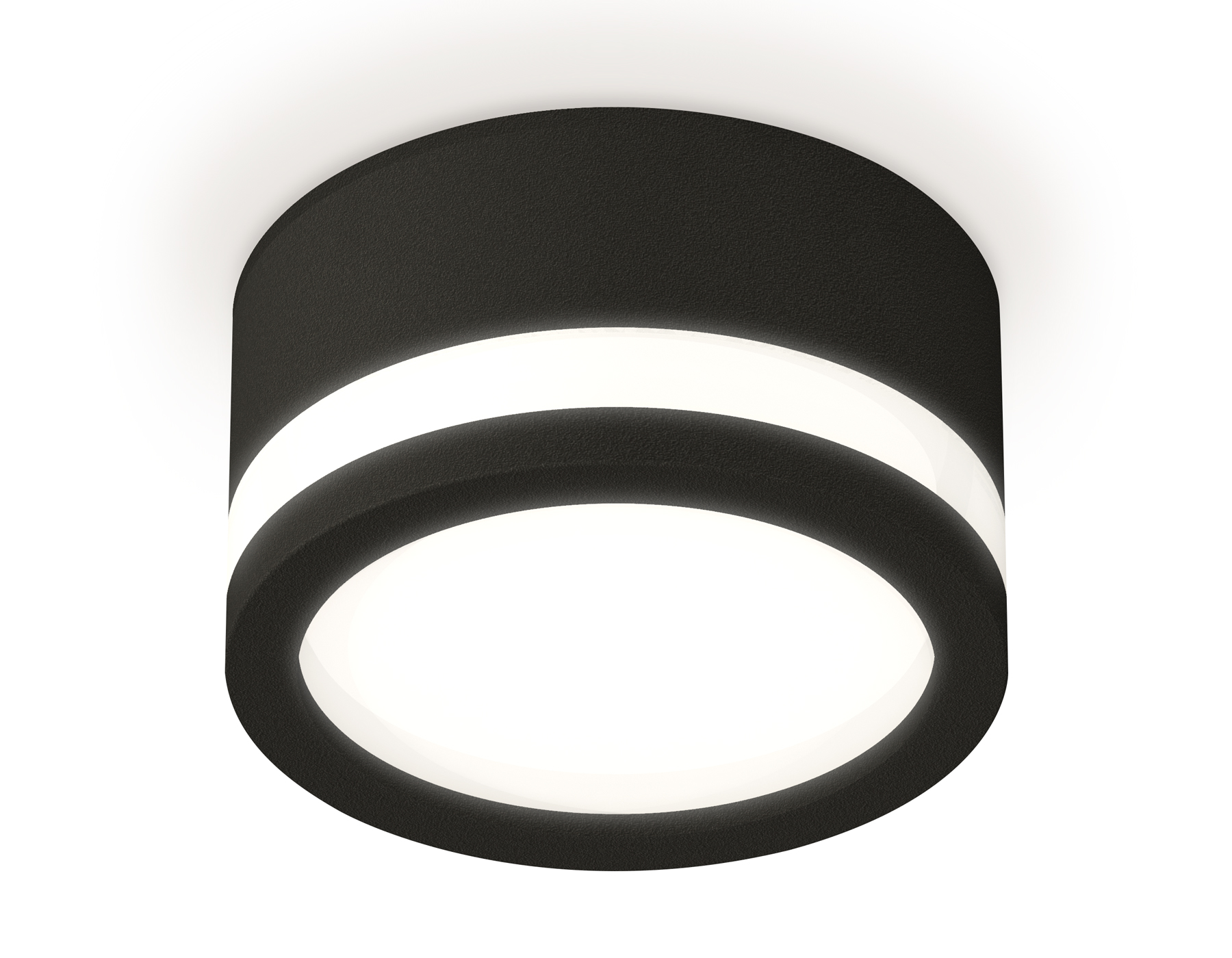 Накладной светильник XS8102017 SBK/FR черный песок/белый матовый GX53 (C8102, N8415) Накладной светильник XS8102017 SBK/FR черный песок/белый матовый GX53 (C8102, N8415)