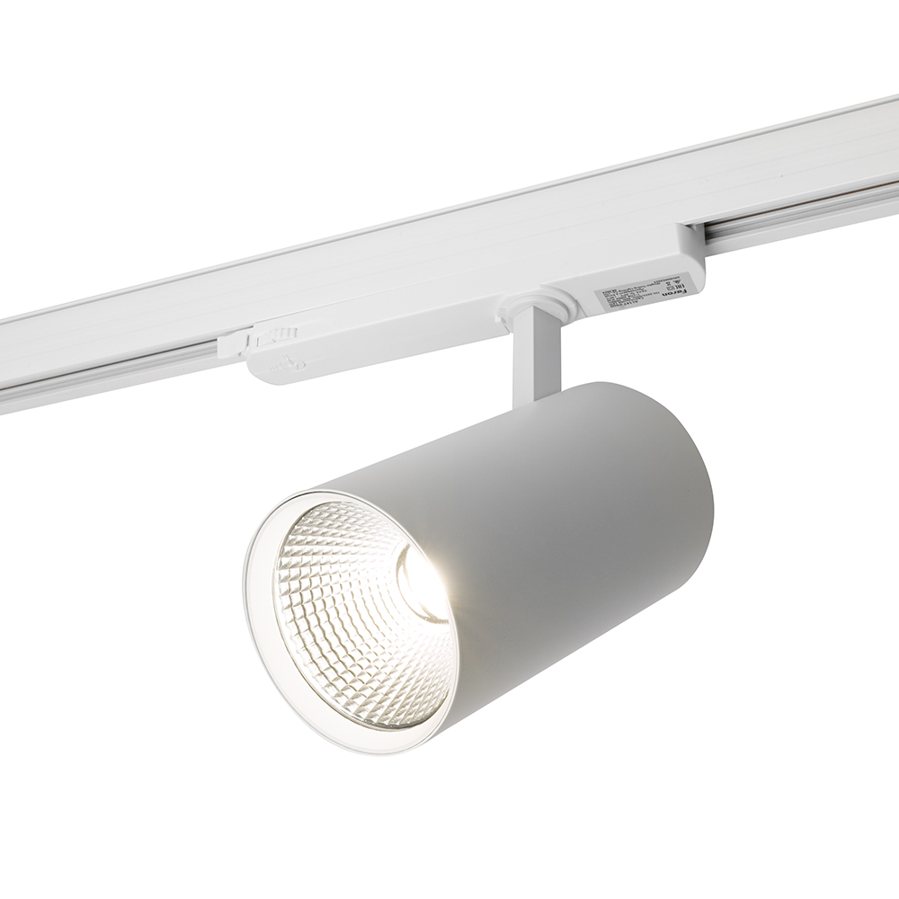 Светодиодный светильник Feron AL147 трековый на шинопровод 40W 4000K 35 градусов белый, 3х фазный