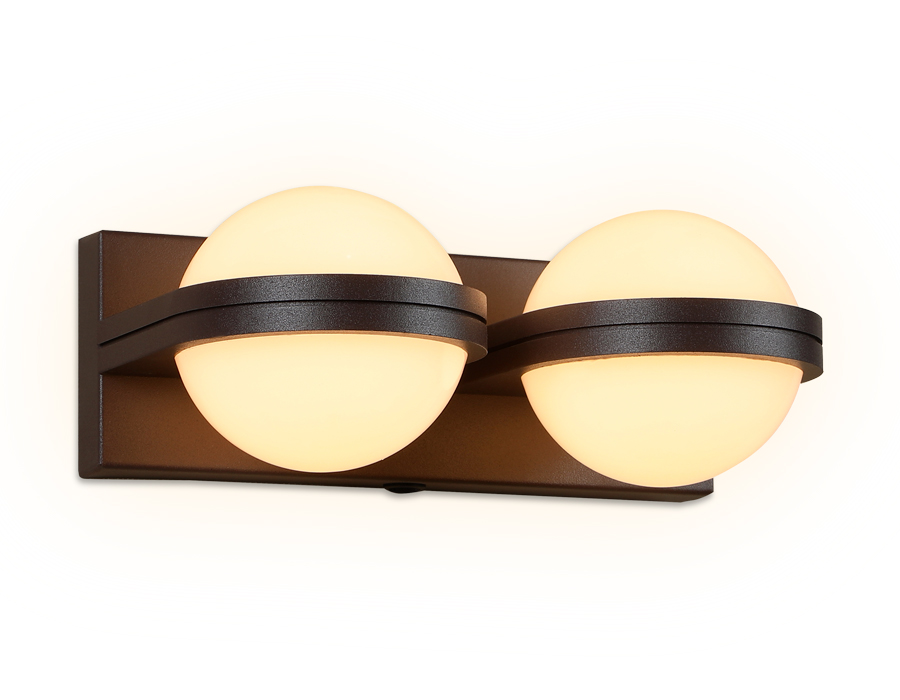 Настенный светодиодный светильник с выключателем Ambrella FW559/2 SCF кофе песок LED 3000K 10W 240*80*138