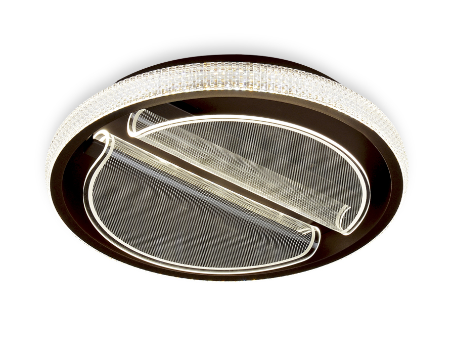 Потолочный светодиодный светильник Ambrella FA604 CF кофе 88W (ПДУ РАДИО 2.4)