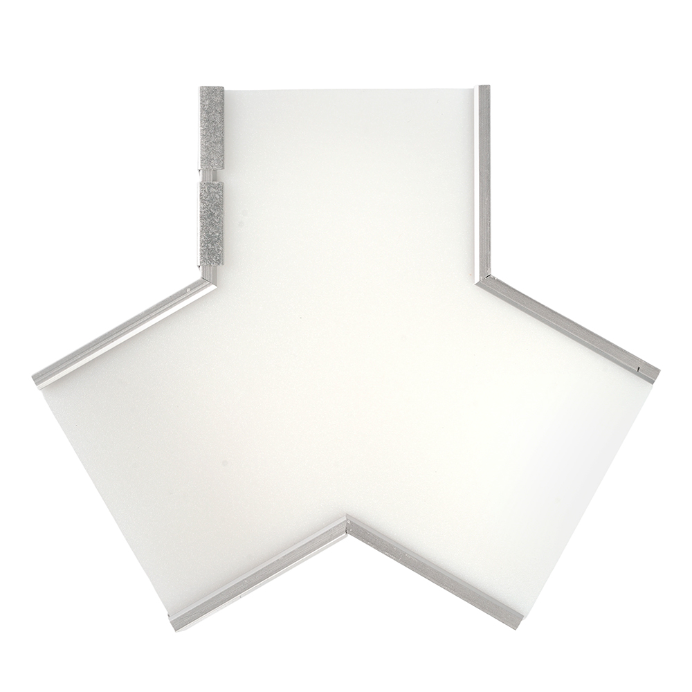 Светильник коннектор Feron AL4036Y 5W 550Lm 3000К-4000К-6400K, Y-образный, с ручным переключением режимов, серебро, 148*128*70мм возмож. соедин. в линию, серия RetailRay