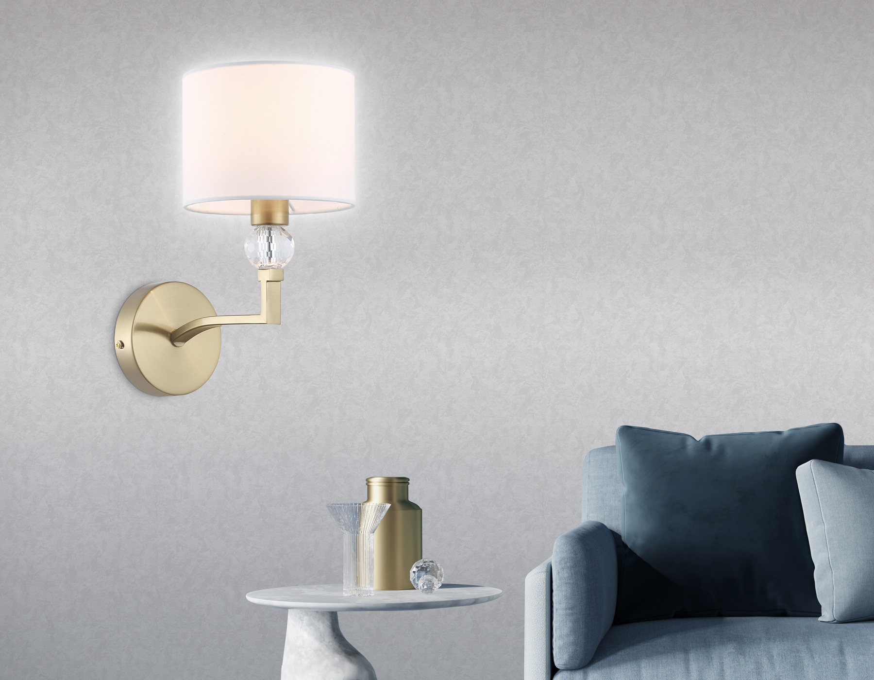 LH71135 BS/WH латунь/белый E14 max 40W 220*140*250