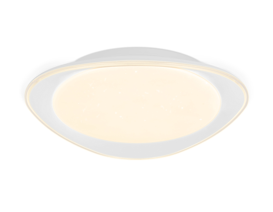 Потолочный светодиодный светильник Ambrella с пультом FF44 WH белый 48W 450*460*70 (ПДУ ИК)