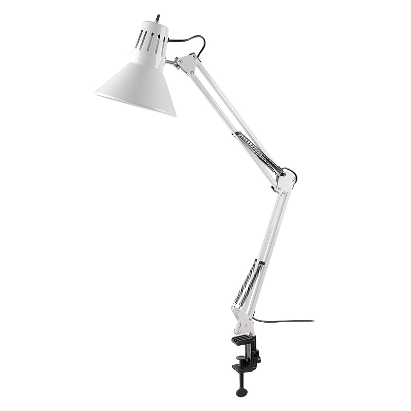 Светильник настольный General GTL-042  белый (глянец),  большой струбцина (1/16)