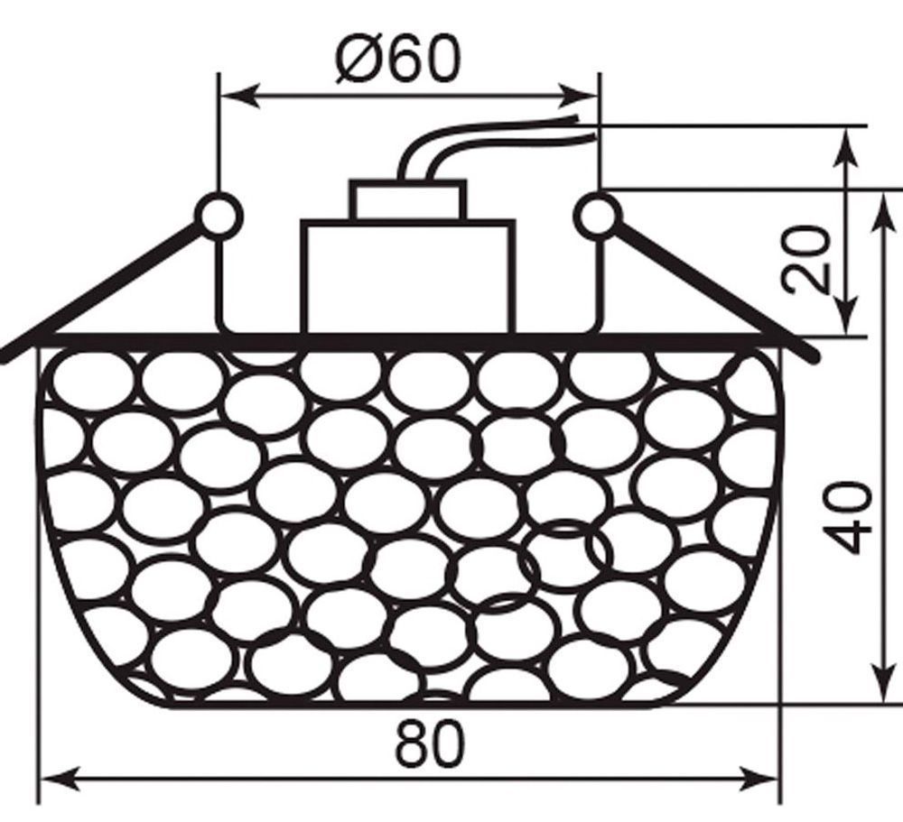 Светодиодный светильник Feron AL611 встраиваемый 7W 4000K хром