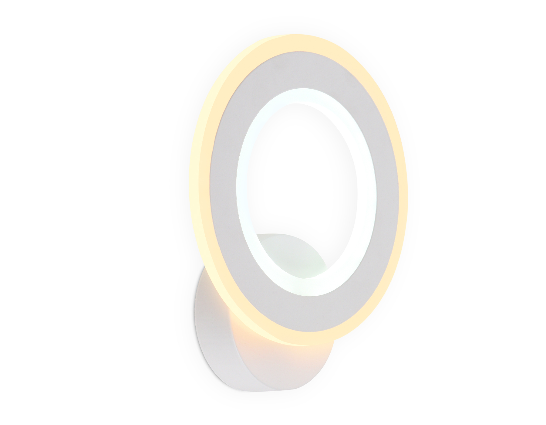 Настенный светодиодный светильник Ambrella FA8812 WH белый 11W 190*220*50