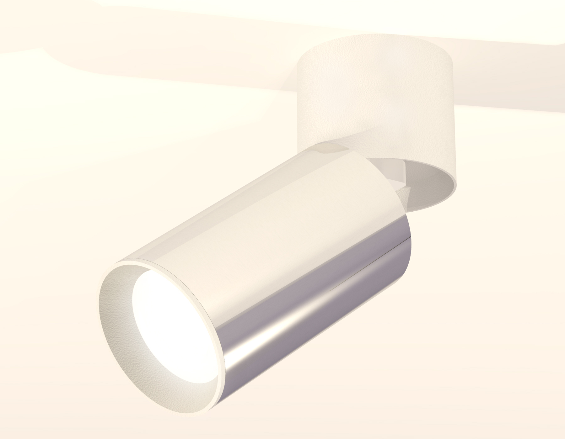 Накладной поворотный светильник XM6325030 PSL/WH/SWH серебро полированное/белый/белый песок (A2220, C6325, N6101)