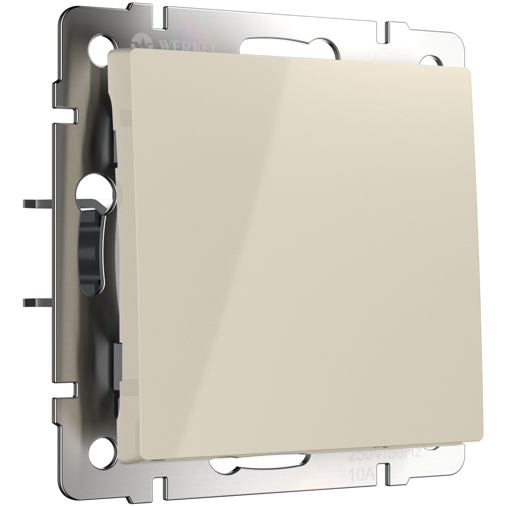 Перекрестный переключатель одноклавишный WERKEL (слоновая кость) WL03-SW-1G-С-ivory / W1113003 / a033772