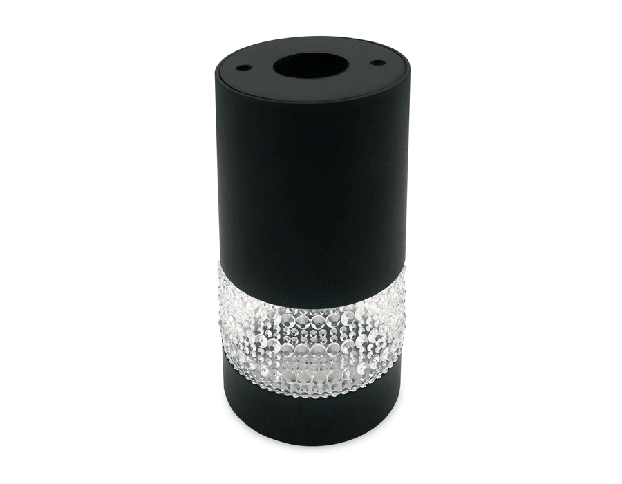 Накладной светильник Ambrella TN374 SBK черный песок GU5.3 D65*117