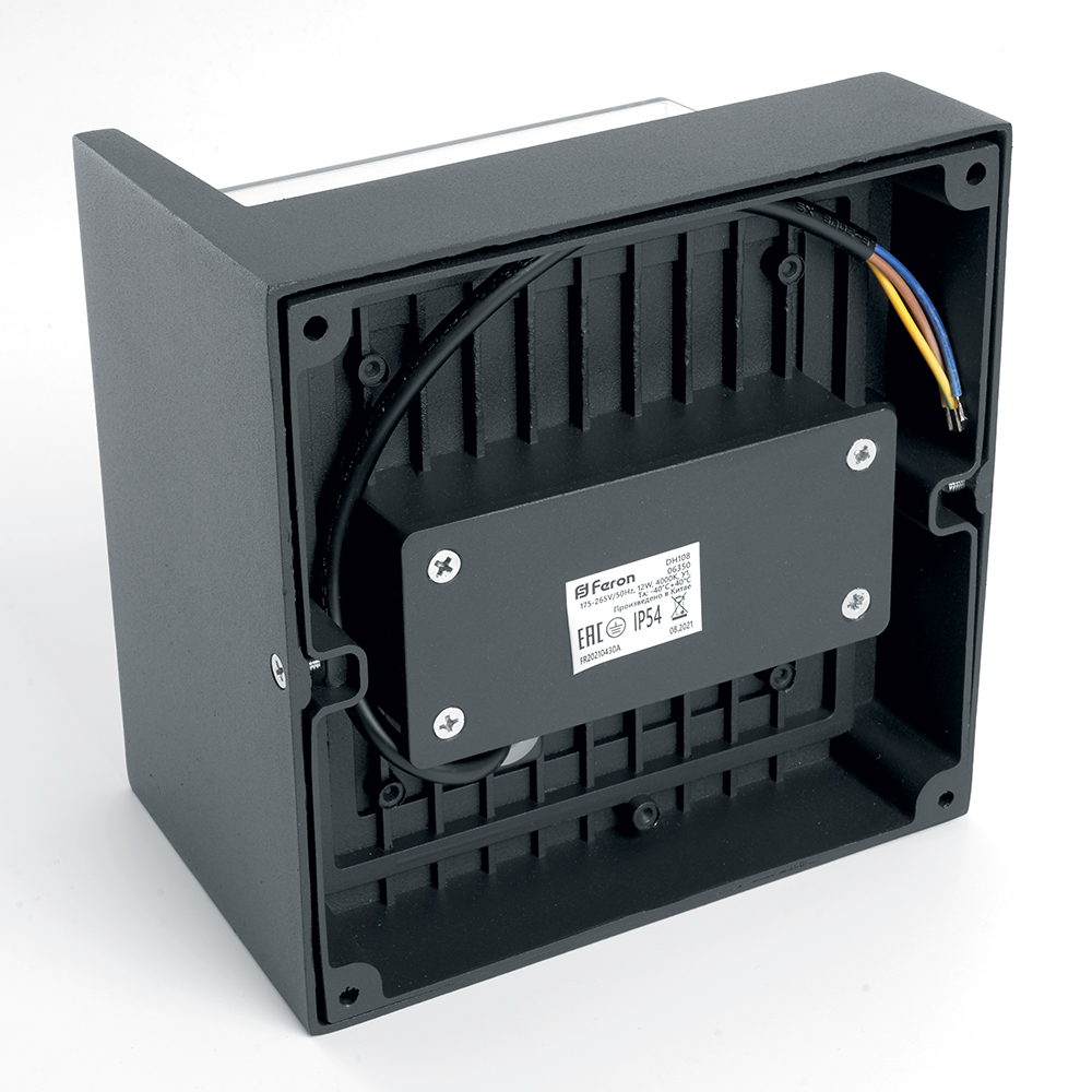 Светильник уличный светодиодный Feron DH108, 12W, 720Lm, 4000K, черный Светильник уличный светодиодный Feron DH108, 12W, 720Lm, 4000K, черный