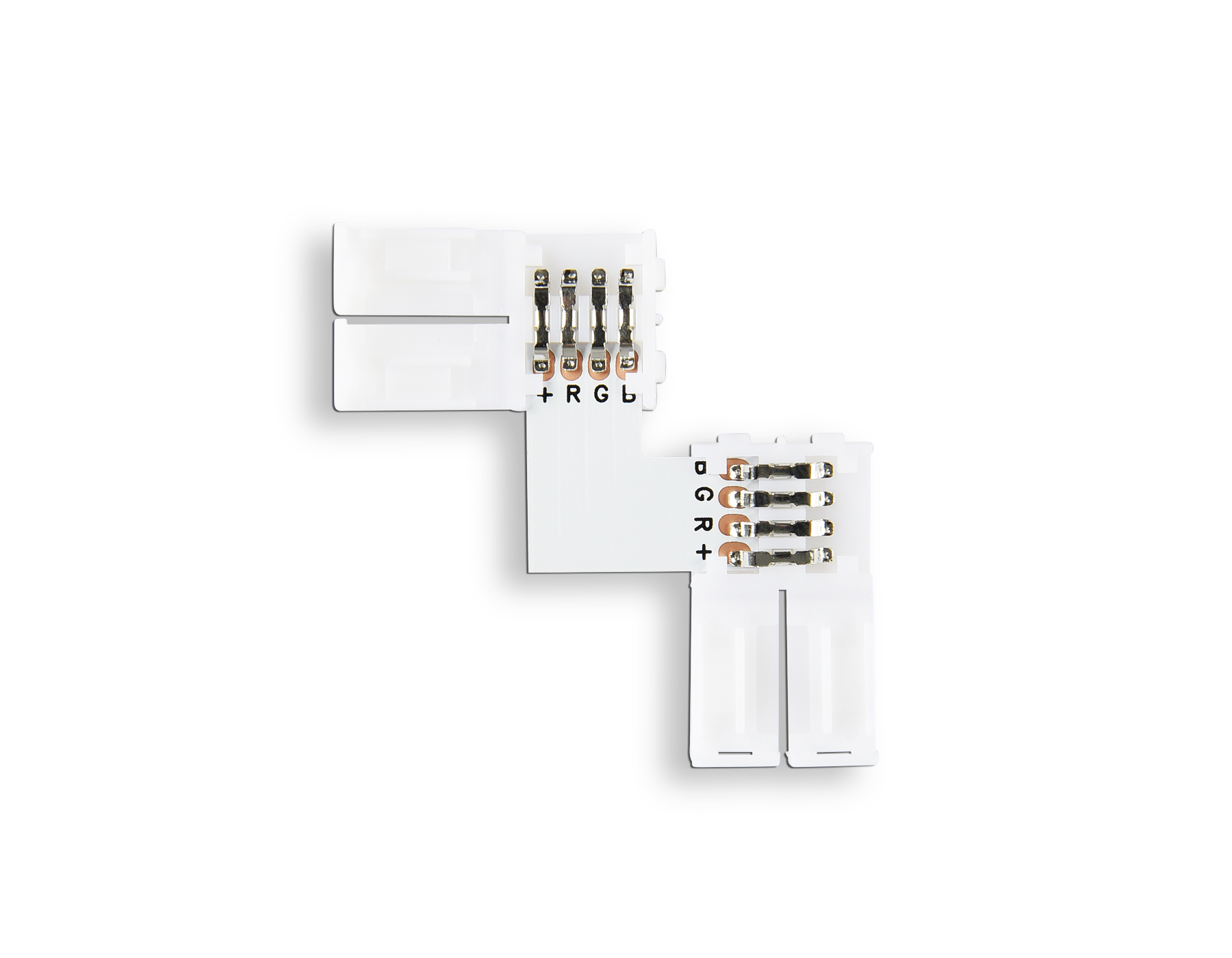 GS6701 Соединитель угловой L 5050 12/24V (4 конт.) (10шт) GS6701 Соединитель угловой L 5050 12/24V (4 конт.) (10шт)
