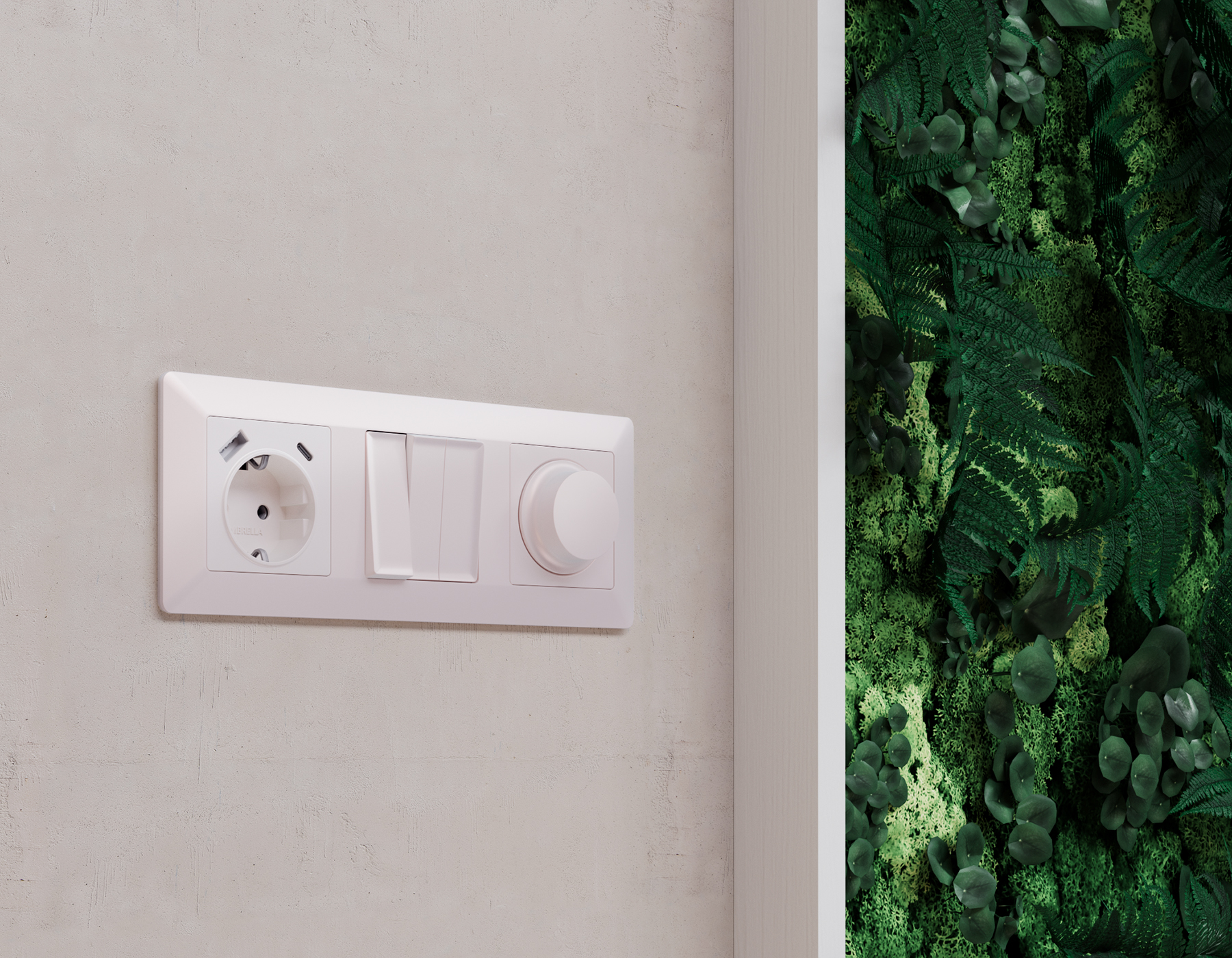 AP2055 Лицевая панель ALFA (Жемчуг) для светорегулятора универсального QUANT