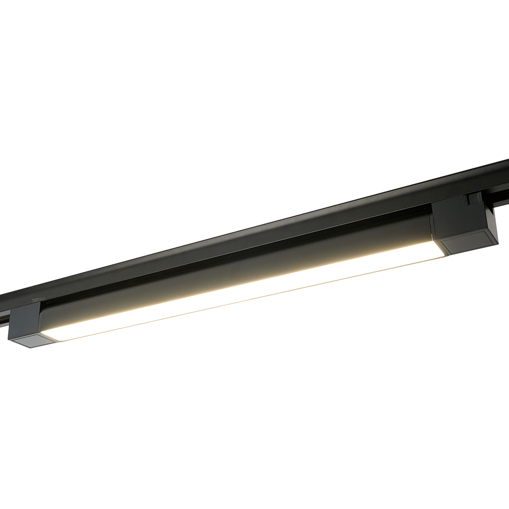 Светодиодный светильник Feron AL232 трековый однофазный на шинопровод 30W 4000K 120 градусов черный серия MattFold