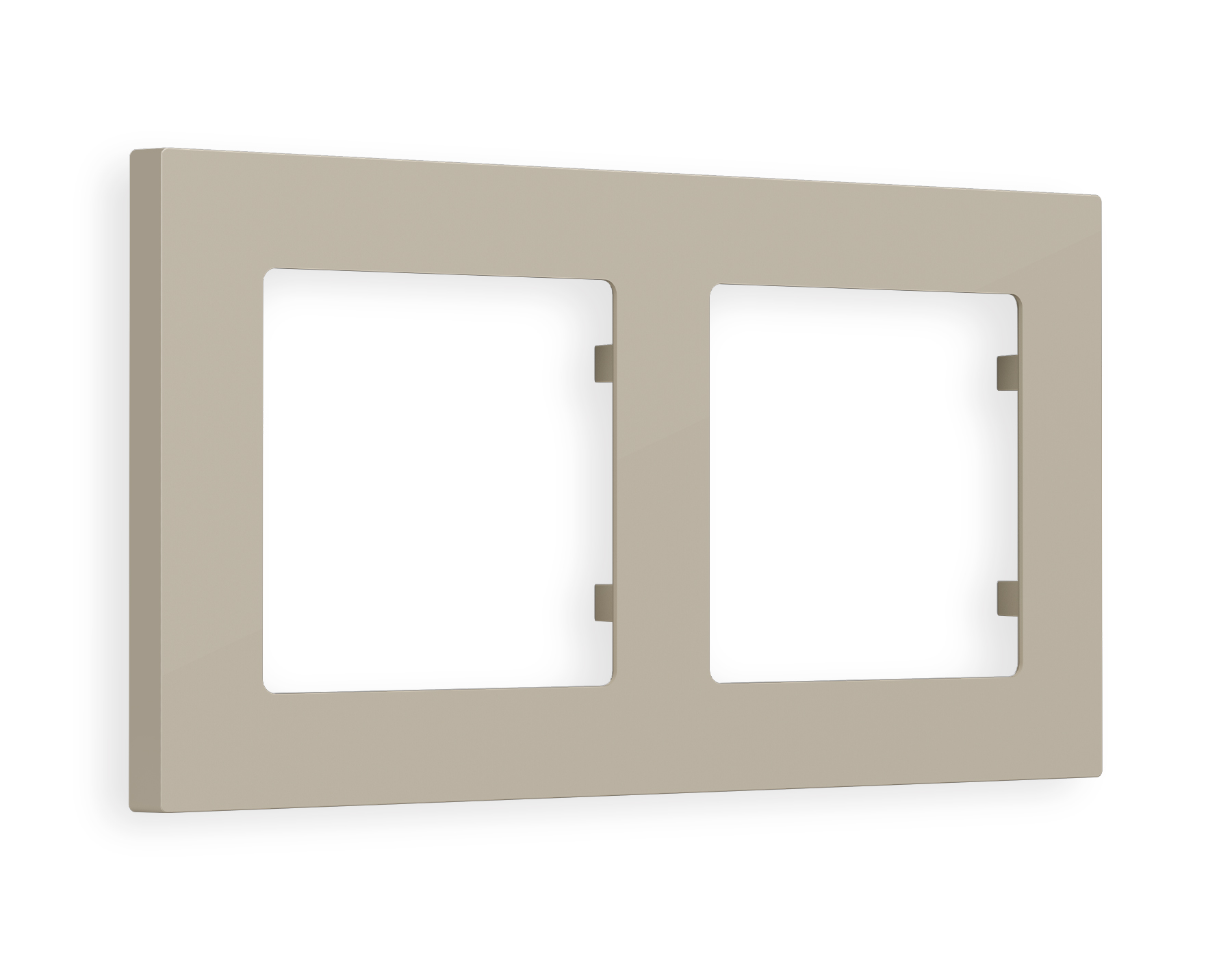 AF220362 Рамка ALFA Techno (Серо-бежевый матовый) 2-ая