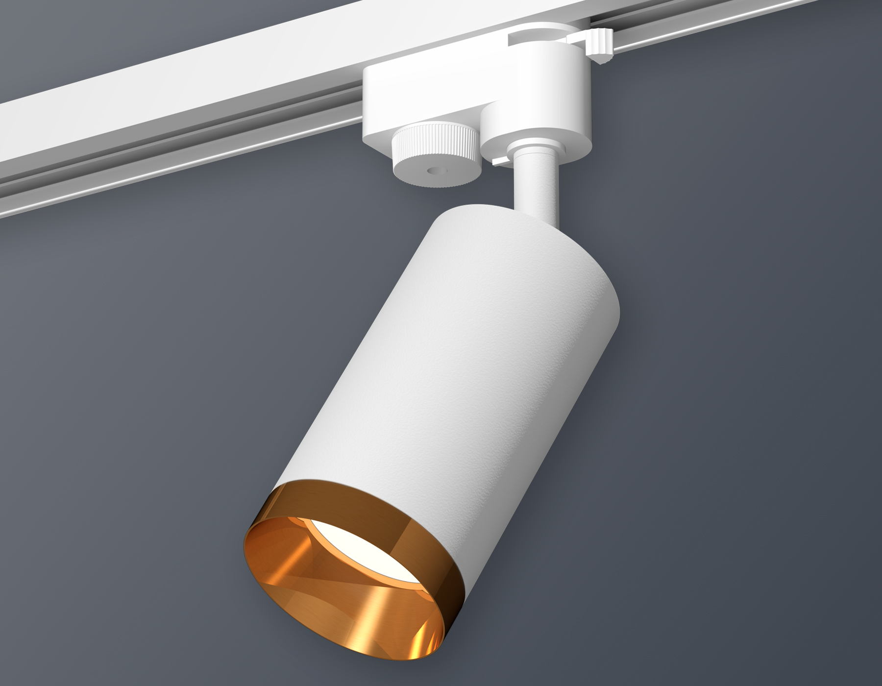 Комплект трекового светильника Ambrella XT6322064 SWH/PYG белый песок/золото желтое полированное MR16 GU5.3 (A2520, C6322, N6134)