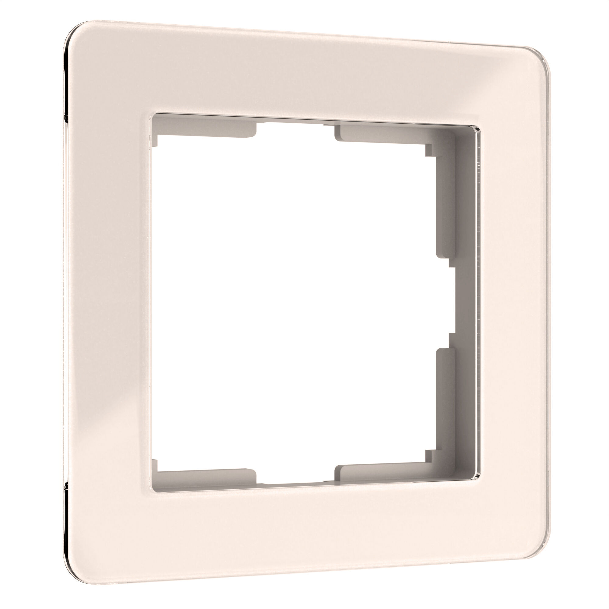 Рамка на 1 пост Acrylic Werkel (айвори) W0012743