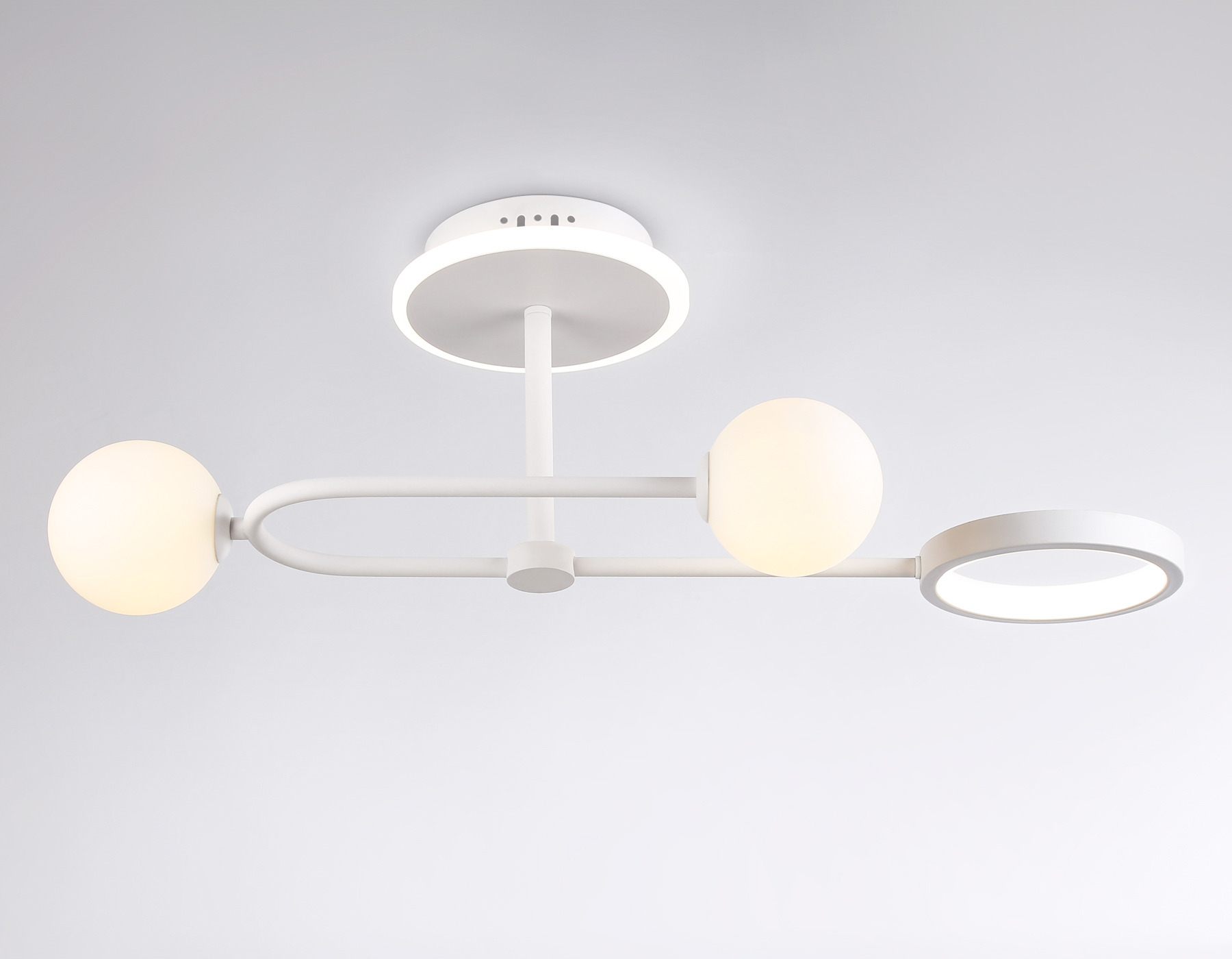 FL66221/3 WH белый 29W 3000K-6400K+G9/2 630*230*240 (ПДУ ИК)