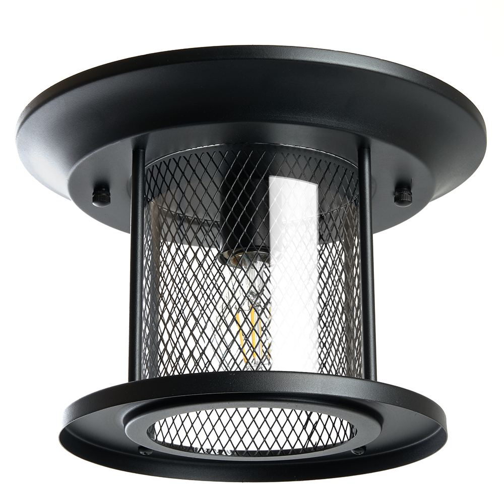 Светильник садово-парковый Feron PL723 на потолок  60W E27 230V, черный Светильник садово-парковый Feron PL723 на потолок  60W E27 230V, черный