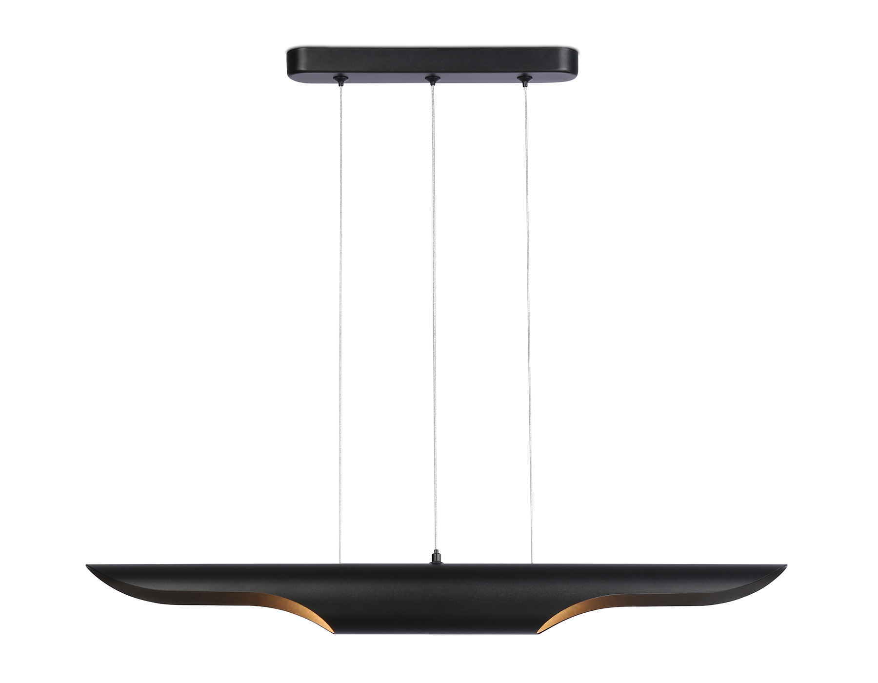 Светильник подвесной Ambrella TN5157/2 BK черный E27/2 max 40W 600*60*1100