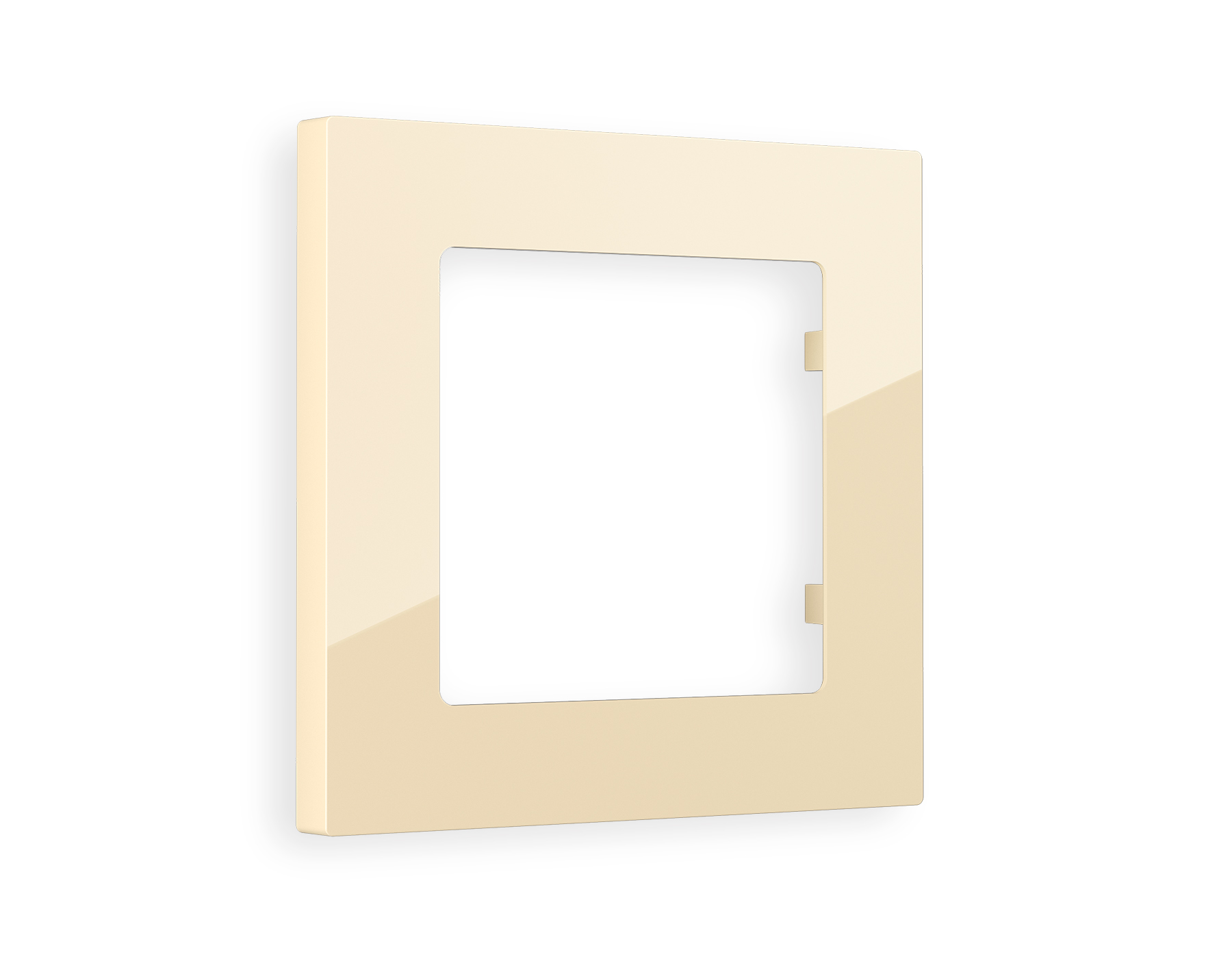 AF220301 Рамка ALFA Techno (Бежевый глянец) 1-ая