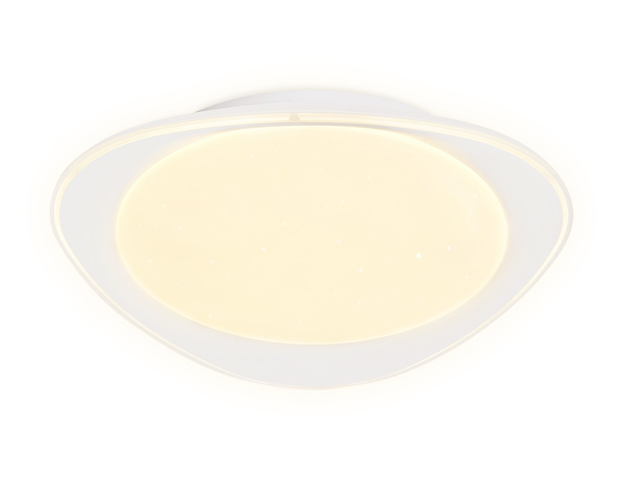 Потолочный светодиодный светильник Ambrella с пультом FF44 WH белый 48W 450*460*70 (ПДУ ИК)