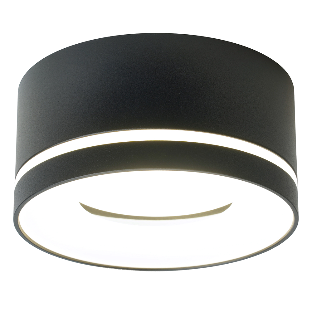 Светильник потолочный Feron HL457 12W, 230V, GX53, черный