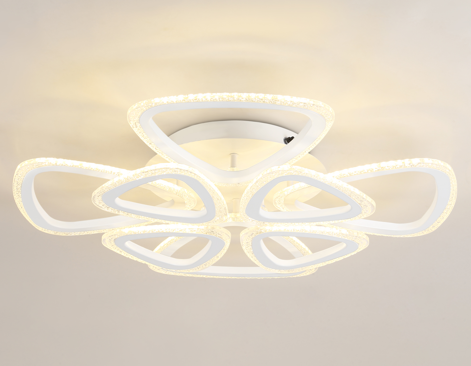 Потолочный LED светильник FA4515/4+4 WH белый 106W 4200K/3000K/6400K D640*125 (ПДУ ИК)