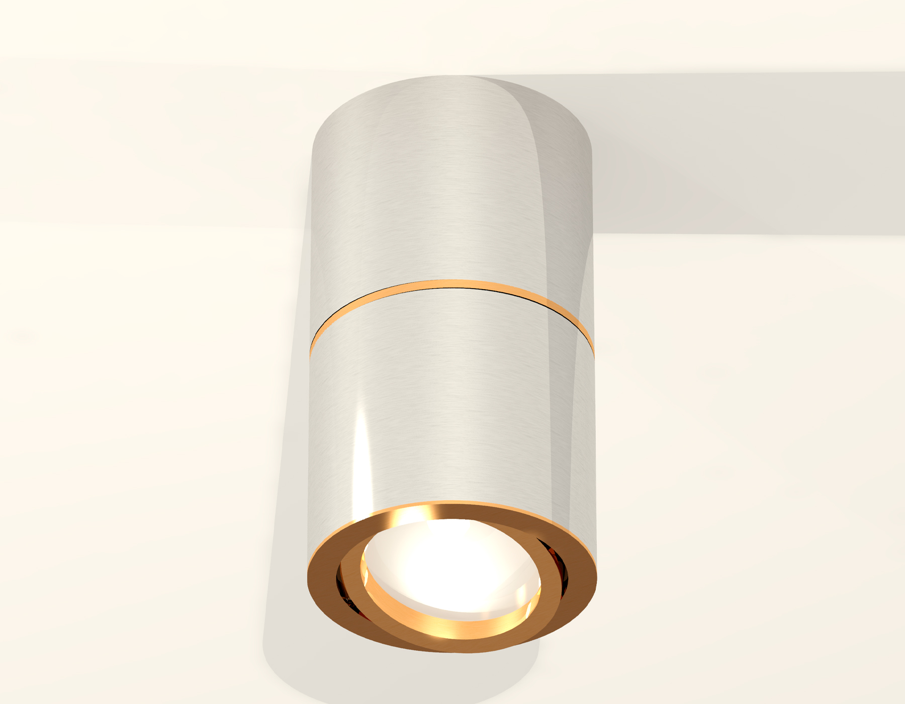 Накладной поворотный светильник XS7405060 PSL/PYG серебро полированное/золото желтое полированное MR16 GU5.3