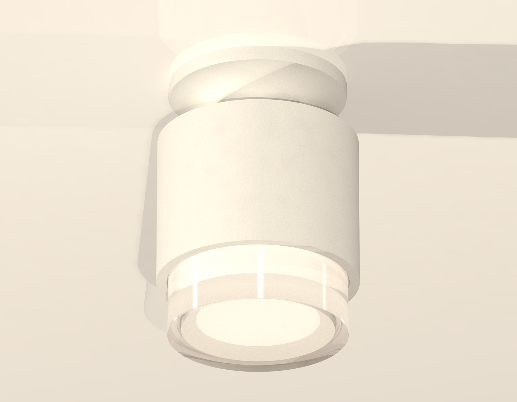 Накладной светильник XS7510045 SWH/FR/CL белый песок/белый матовый/прозрачный MR16 GU5.3 (N7925, C7510, N7160)