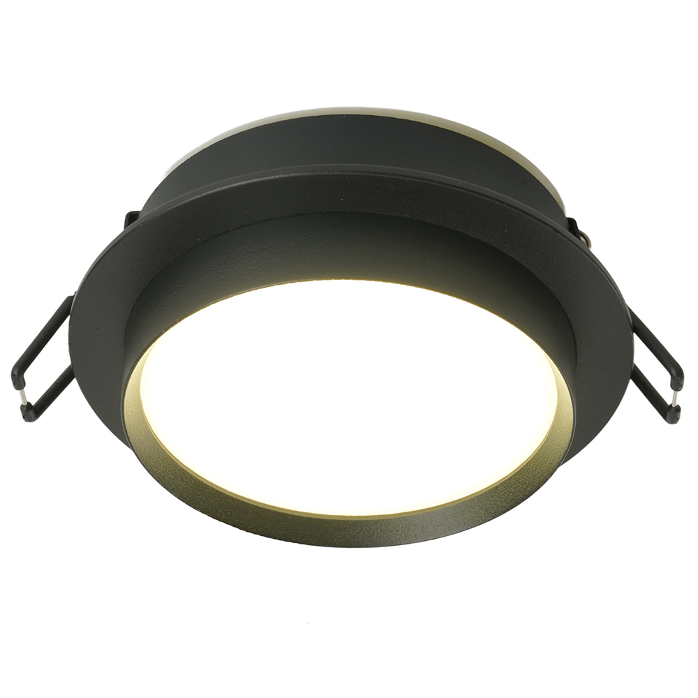 Светильник встраиваемый Feron DL507 потолочный GX53 черный круг