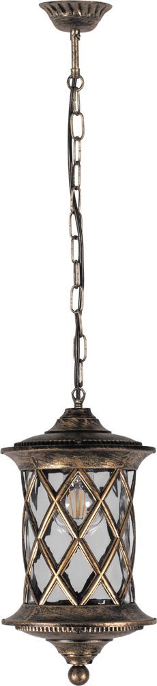 Светильник садово-парковый Feron PL5035 круглый на цепочке 100W 230V E27, черное золото