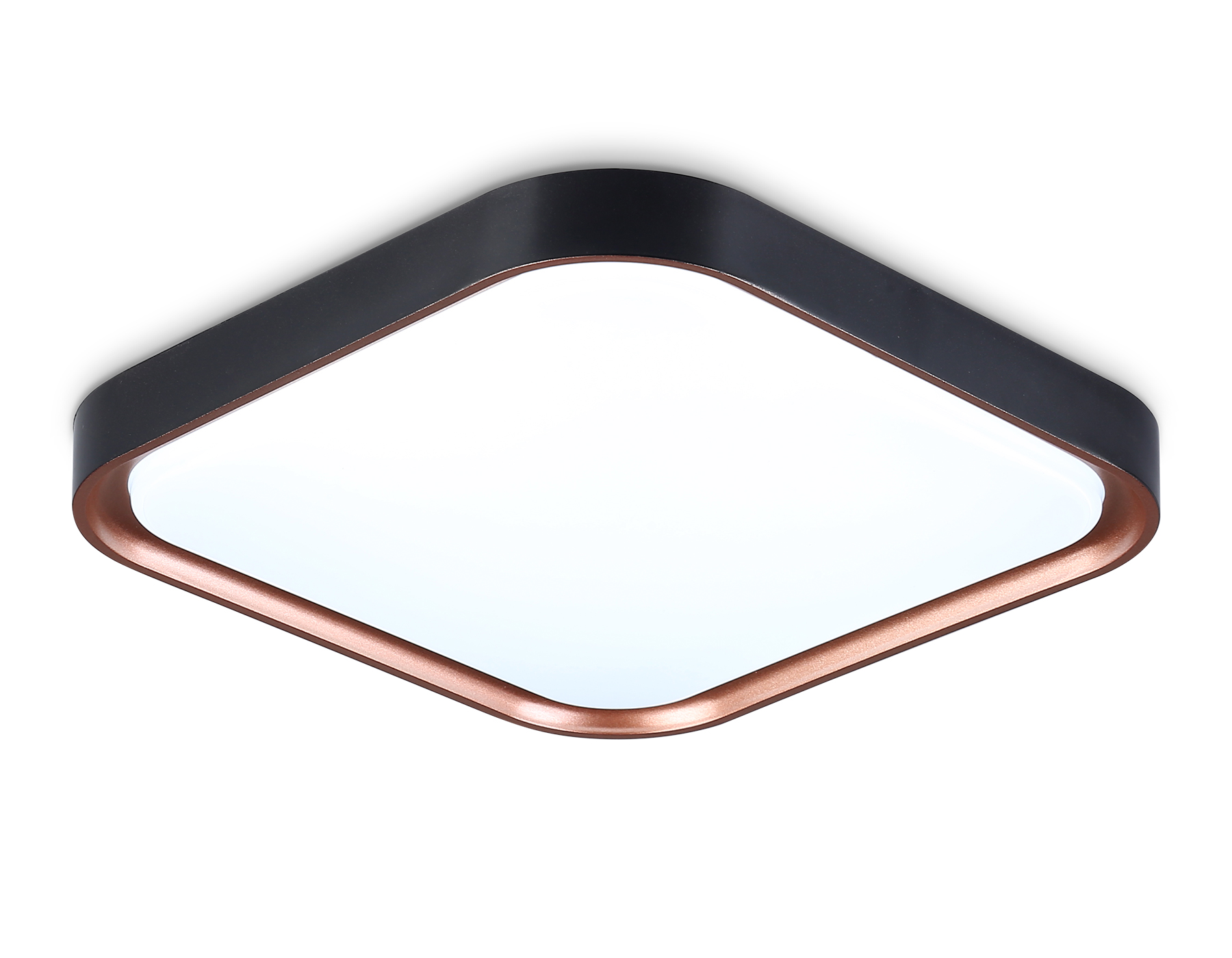 FZ1271 BK/PGD черный/розовое золото 27W 5000K 350*350*60 (Без ПДУ)