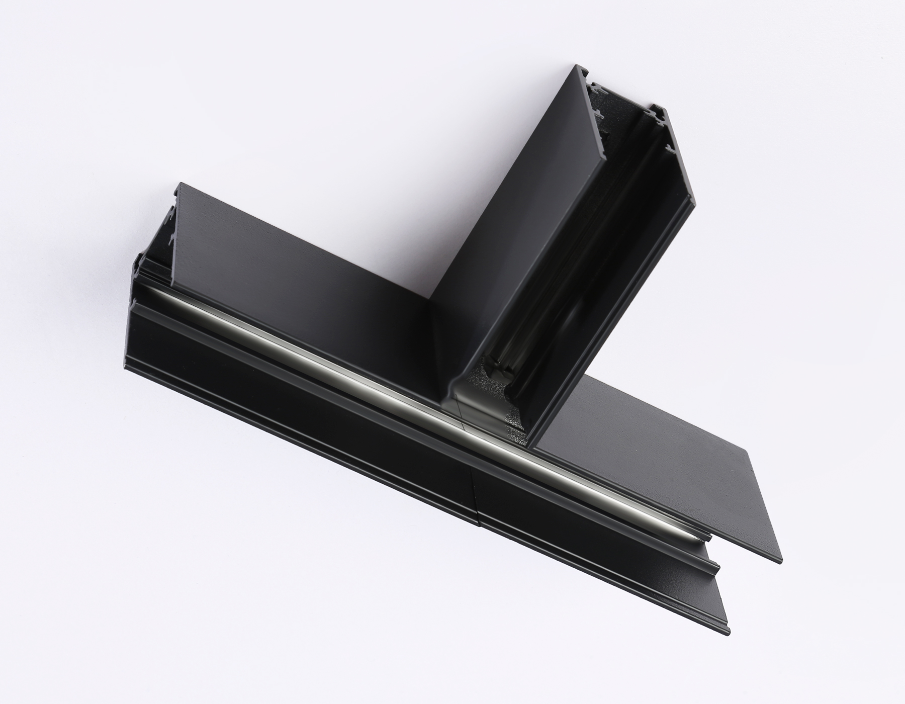 Коннектор T-образный для накладного шинопровода Ambrella GL3374 BK черный 170*85*53.7