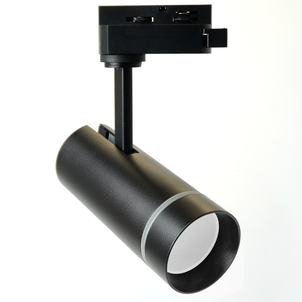 Светодиодный светильник Feron AL106 трековый однофазный на шинопровод 12W 2700K 80 градусов черный Светодиодный светильник Feron AL106 трековый однофазный на шинопровод 12W 2700K 80 градусов черный