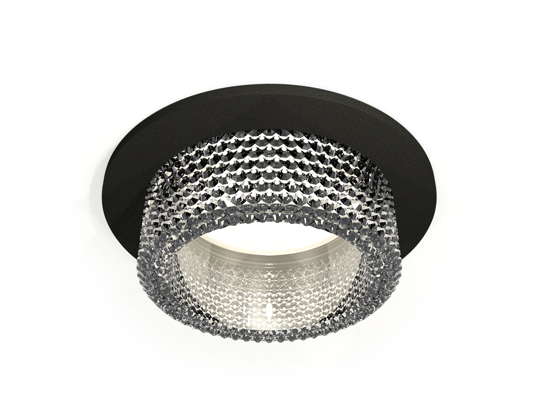 Встраиваемый светильник XC6513040 SBK/CL черный песок/прозрачный MR16 GU5.3 (C6513, N6150)