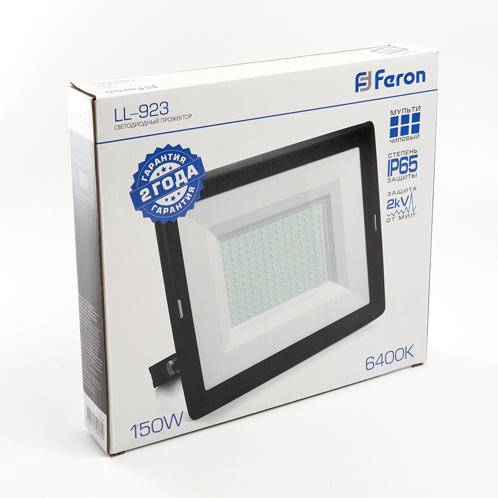 Светодиодный прожектор Feron LL-923 IP65 150W 6400K Светодиодный прожектор Feron LL-923 IP65 150W 6400K