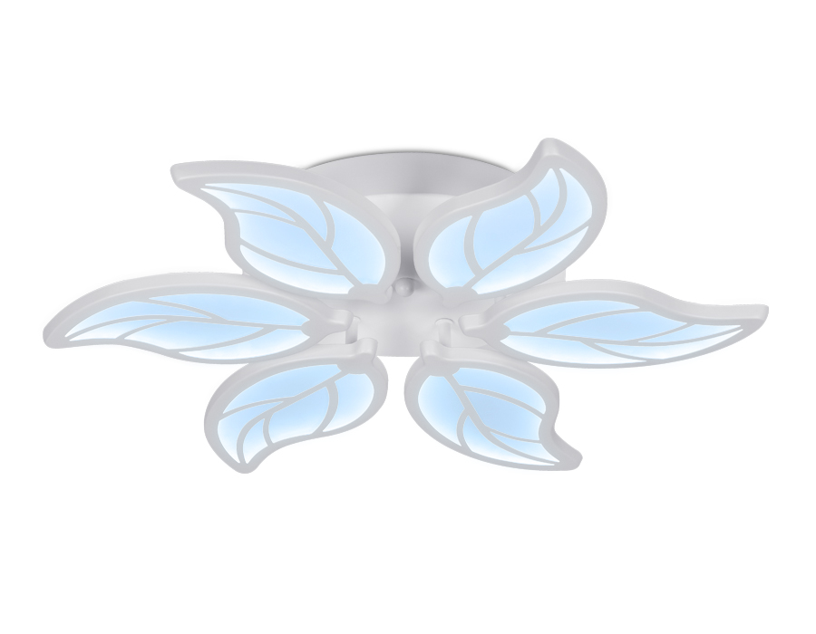 Потолочный светодиодный светильник Ambrella с пультом FA459 белый 90W 560*480*80