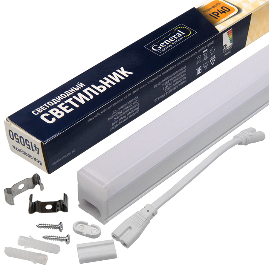 Светильник линейный General GT5B-900-15-IP40-4-BS