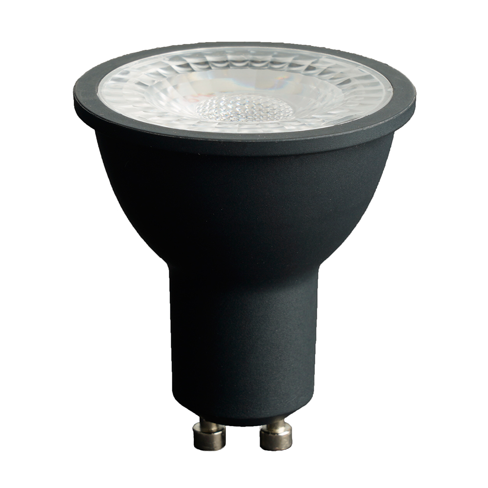Лампа светодиодная Feron.PRO LB-1608 GU10 8W 175-265V 2700K в черном корпусе Лампа светодиодная Feron.PRO LB-1608 GU10 8W 175-265V 2700K в черном корпусе