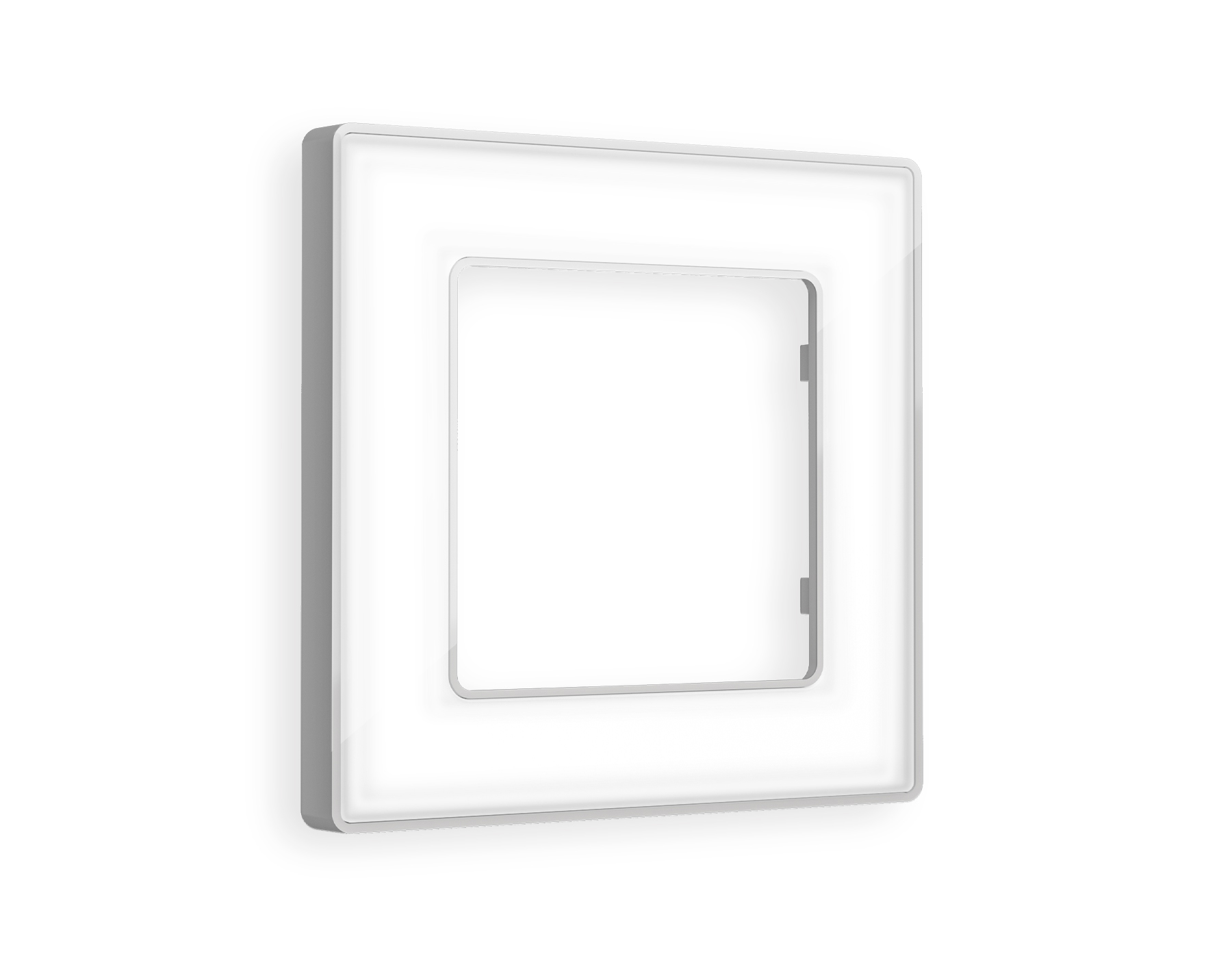 AF580131 Рамка ALFA Arctic (Белый Стекло органическое/Серебро) 1-ая