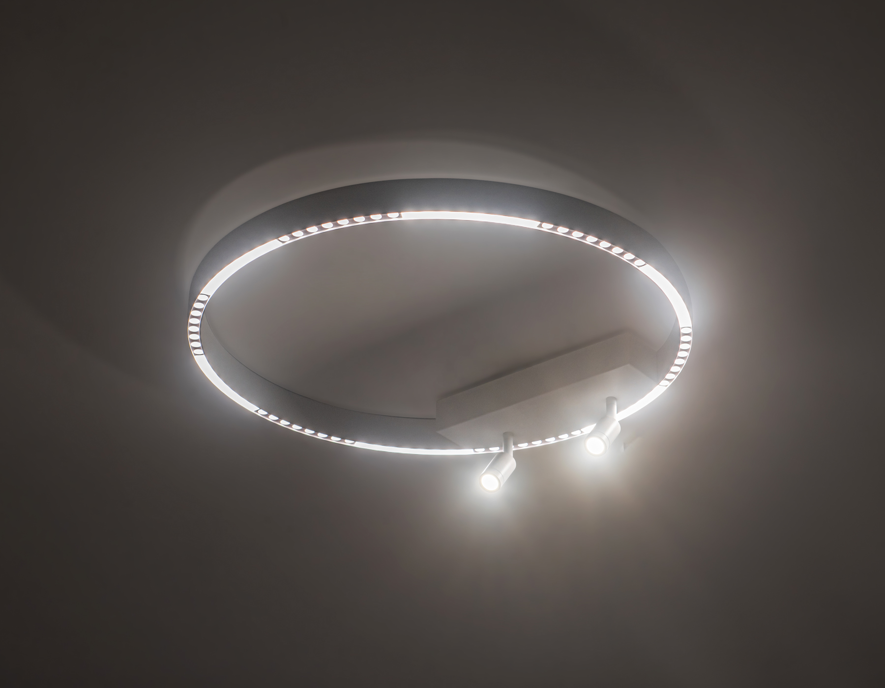 Потолочный LED светильник FL5807/1+2 WH белый 40W 3000K/4200K/6400K D600*95 (без ПДУ) Потолочный LED светильник FL5807/1+2 WH белый 40W 3000K/4200K/6400K D600*95 (без ПДУ)