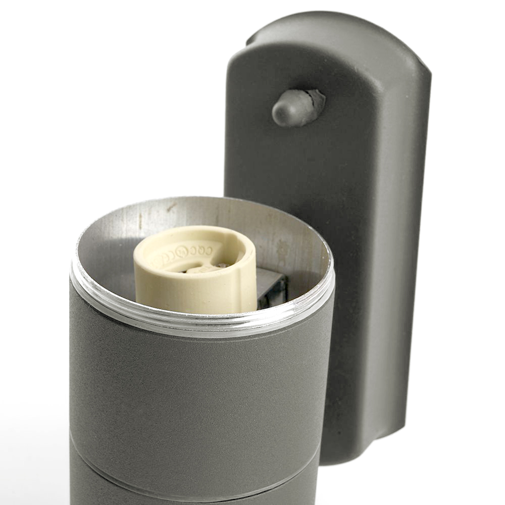 Светильник садово-парковый Feron DH0704,на стену, 2*GU10 230V, серый Светильник садово-парковый Feron DH0704,на стену, 2*GU10 230V, серый