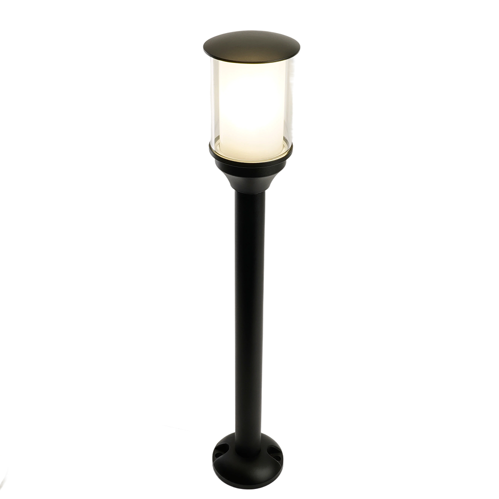 Светильник садово-парковый Feron DH1405, столб,E27 220-240V, черный