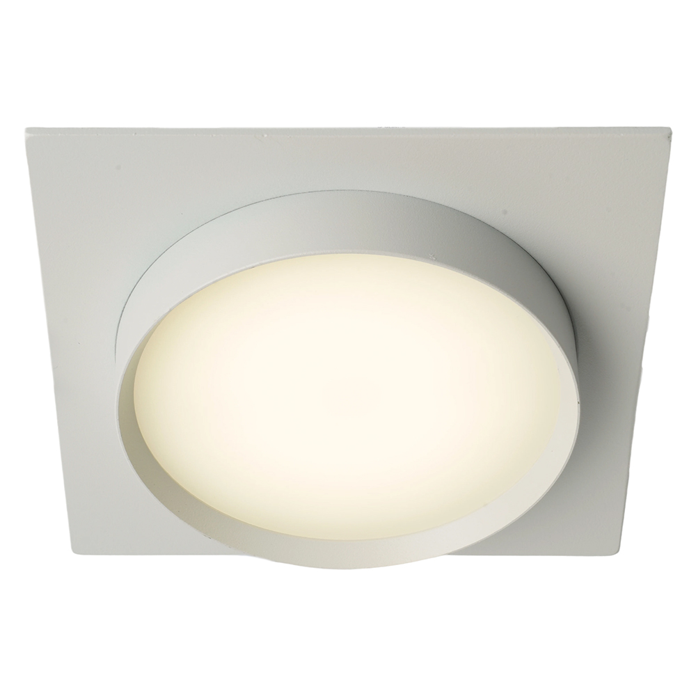 Светильник встраиваемый Feron DL506 потолочный GX53 белый квадрат