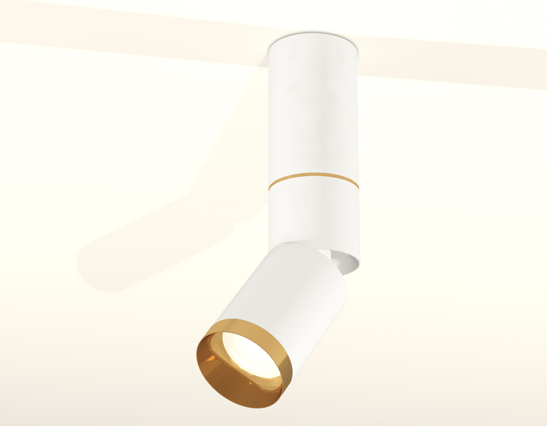 Накладной поворотный светильник XM6312130 SWH/PYG белый песок/золото желтое полированное MR16 GU5.3 Накладной поворотный светильник XM6312130 SWH/PYG белый песок/золото желтое полированное MR16 GU5.3