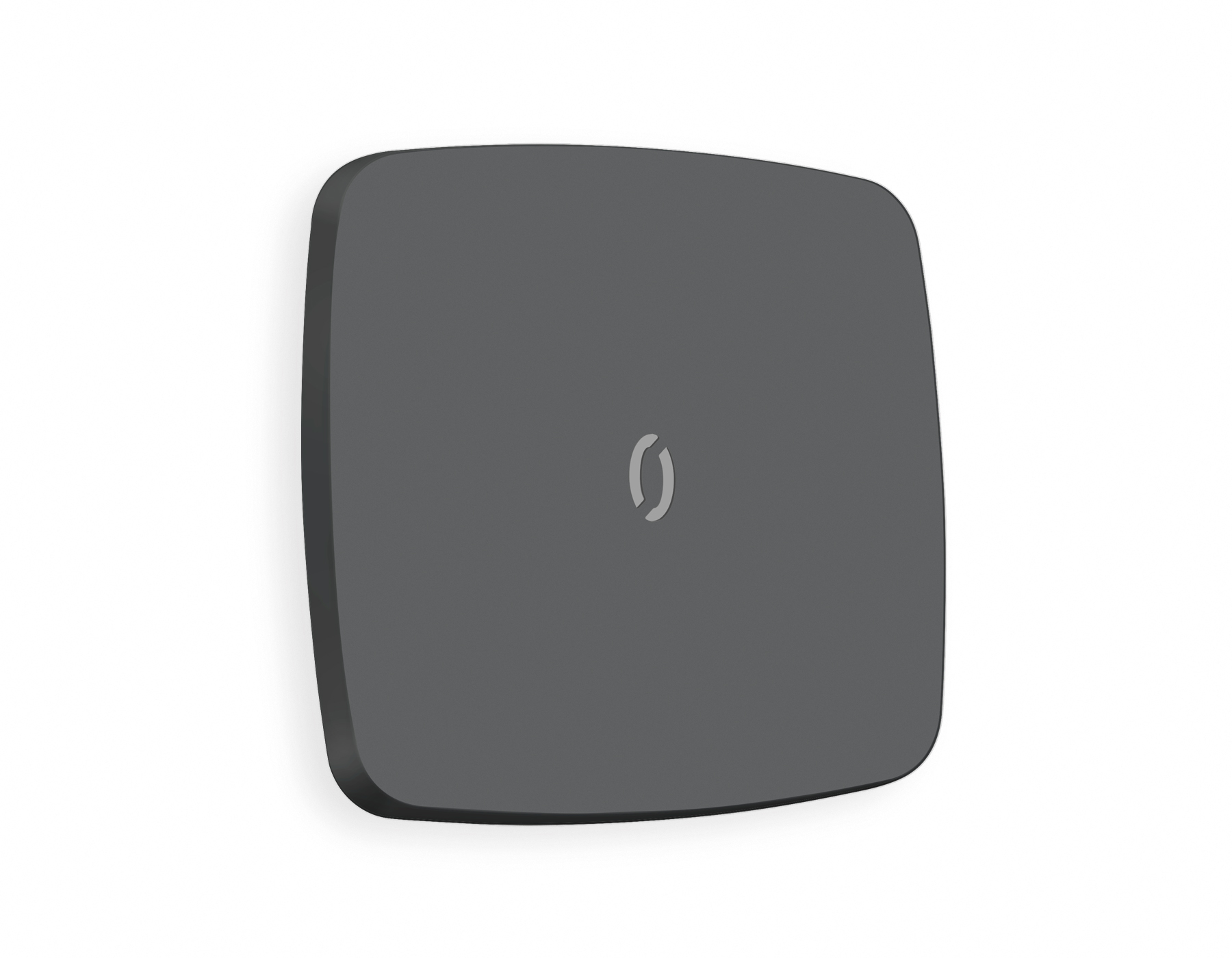 OP9020 Лицевая панель OMEGA (Графит Мягкое касание) для 1-кл выключателей с подсветкой QUANT