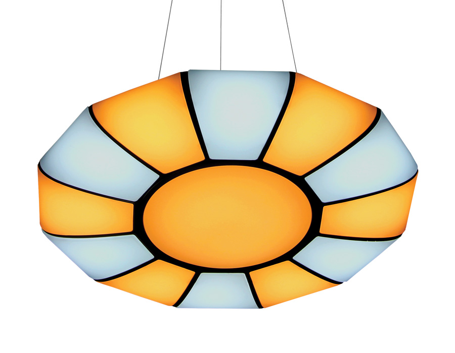 Светильник Ambrella ORBITAL PARUS FP2313L WH 114W D480 с пультом ДУ