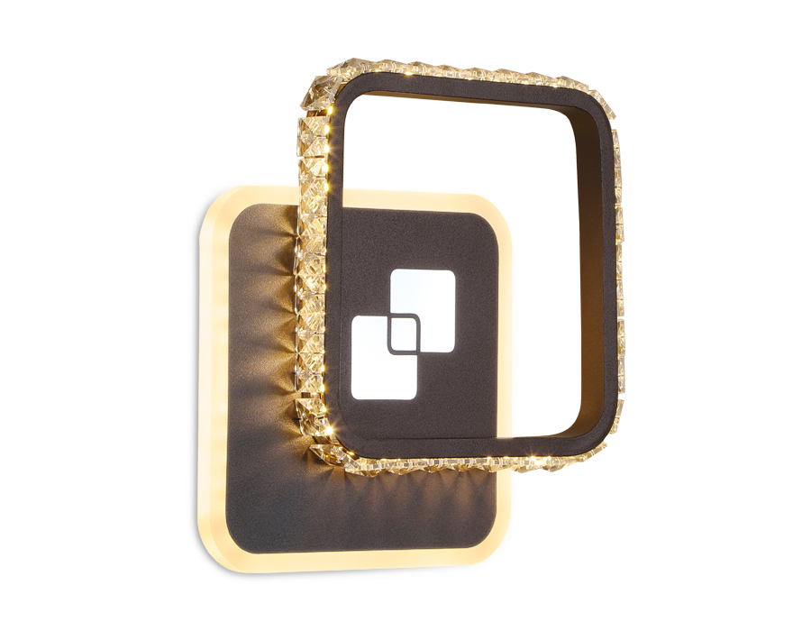 Настенный светодиодный светильник FA232 CF кофе LED Ambrella 4200K/4200K/6400K 30W 210*210*50