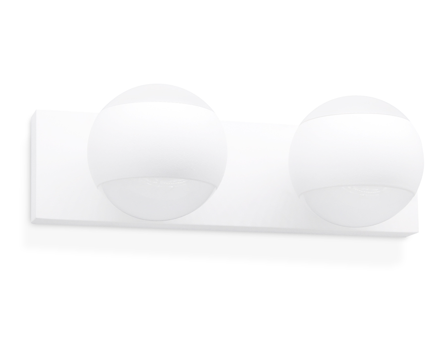 Настенный поворотный светильник с акрилом Ambrella FW573/2 SWH белый песок G9/2 max 40W 260*70*85