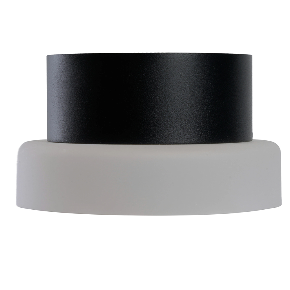 Светильник потолочный Feron HL460 Barrel OPAL 12W, 230V, GX53, черный